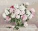 Картина по номерам без коробки Бело-розовые пионы, Без коробки, 40 х 50 см