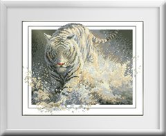 Купить 30123 Белая молния(тигр) Набор алмазной живописи  в Украине