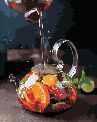 Купить Ароматный чай. Цифровая картина раскраска  в Украине