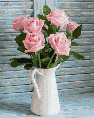 Купити Свіжі троянди. Набір для малювання картин за номерами  в Україні