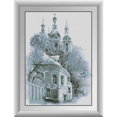 Купить 31022 Заснеженная церковь Набор алмазной вышивки квадратными камнями  в Украине