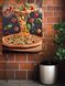 Піца Алмазна вишивка Квадратні стрази 40х50 см з голограмними відтінками