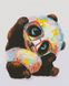 Раскрашивание по номерам Радужная панда (без коробки), Без коробки, 40 х 50 см