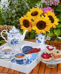 Купить Набор для рисования картины по номерам Сладкое с чаем  в Украине