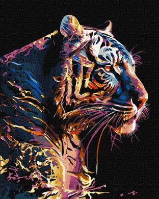 Купить Цифровая картина раскраска Прекрасный зверь с красками металлик extra ©art_selena_ru  в Украине