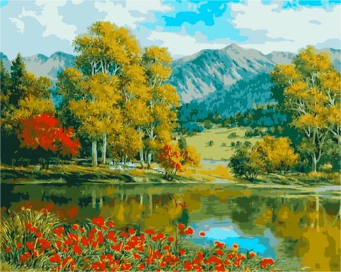Купити Яскрава осінь Картина за номерами ТМ АртСторі  в Україні