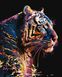 Цифрова картина розфарбування Прекрасний звір з фарбами металік extra ©art_selena_ua (без коробки)
