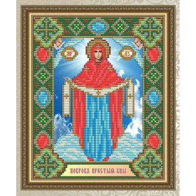 Купить Алмазная мозаика Икона Покрова Образ Пресвятой Богородицы  в Украине