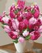 Яскраві тюльпани Розфарбовування антистрес по цифрам