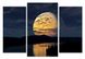 Триптих Місячне сяйво Діамантова мозаїка 105 х 80 см, Ні, 105 х 80 см