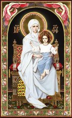 Купити Набір для алмазної вишивки Богородиця на престолі  в Україні