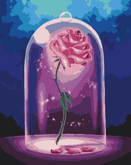 Купить Картина антистрес по номерам Очаровательная роза без коробки  в Украине