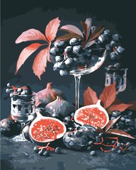 Купить Инжир и виноград. Цифровая картина раскраска  в Украине