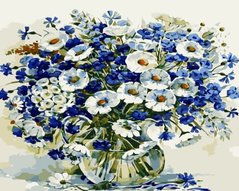 Купити Малювати картину за номерами без коробки Дикі квіти  в Україні