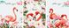 Малювання по цифрам Картина з трьох частин Любов фламінго, Подарункова коробка, Триптих 50 х 120 см