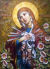 Купить Набор для алмазной вышивки Богородица Семистрельная-2  в Украине