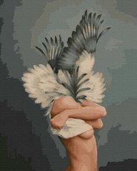 Купить Девушка с крыльями Картина по номерам 40 x 50 см  в Украине