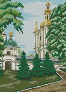 Купить 30925 Киево-Печерская лавра Набор алмазной вышивки квадратными камнями  в Украине