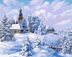Купить Раскраски по номерам Середина зимы  в Украине