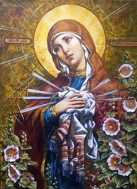 Купить Набор для алмазной вышивки Богородица Семистрельная-2  в Украине