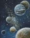Неизведанный космос ©Светлана Теренчук Алмазная мозаика круглыми камушками На подрамнике 40х50 см
