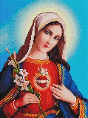 Купить Набор алмазной мозаики 30х40 Дева Мария  в Украине