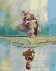 Купити Картина за номерами без коробки Душа рибалки  в Україні