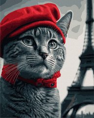 Купити Живопис за номерами Кіт в Парижі (без коробки)  в Україні