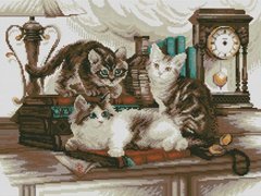 Купити Кошенята в бібліотеці Картина алмазами за номерами  в Україні