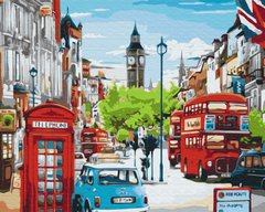 Купити Розфарбовування по номерах Година пік в Лондоні (без коробки)  в Україні
