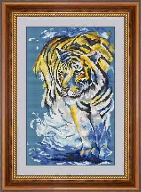 Купити 30479 Тигр в морі Набір алмазної мозаїки  в Україні