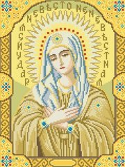 Купити 30530 Ікона Божої Матері Розчулення. Алмазна мозаїка (квадратні, повна)  в Україні