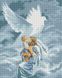 Алмазна мозаїка На підрамнику 40х50 Голуб миру