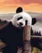 Милая панда Антистрес раскраска по цифрам без коробки, Без коробки, 40 х 50 см