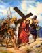 Алмазна вишивка Симон Киринеянин допомагає нести хрест