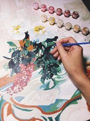Купити Набір для малювання за номерами (без коробки) Квітковий натюрморт  в Україні
