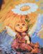 Солнечный ангел под ромашкой Антистрес раскраска по цифрам без коробки, Без коробки, 40 х 50 см