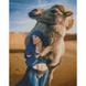 Верблюд у Сахарі 30х40 см (KB025) Набір для творчості алмазна картина, Так, 30 x 40 см