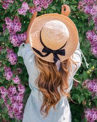 Купити Дівчина в капелюшку Діамантова мозаїка на підрамнику 40х50 см  в Україні