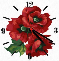 Купить Раскраска по номерам Часы Маки  в Украине
