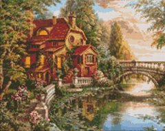 Купить Дом-мечта Мозаичная картина по номерам 40х50 см  в Украине
