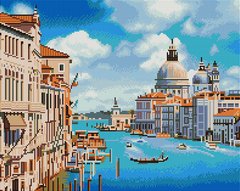 Купити Канали Венеції Алмазна картина на підрамнику 40 х 50 см  в Україні