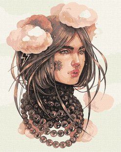 Купить Набор для раскрашивания по цифрам Облачные мысли &copy;lesya_nedzelska_art  в Украине