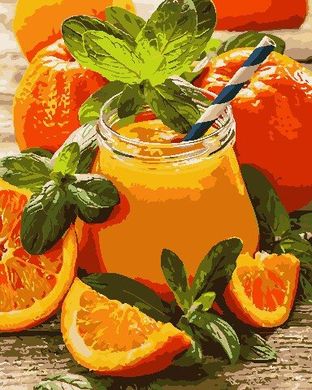 Купити Картина розфарбування номерна Апельсиновий джем  в Україні