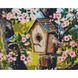 Новосілля для пташок ©Олександр Закусілов Алмазна мозаїка на підрамнику 40х50см, Так, 40 х 50 см