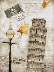 Купити Алмазна мозаїка 30х40 Пізанська вежа  в Україні