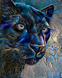 Пантера – Грация и мощь Алмазная мозаика 40 х 50 см, Нет, 40 х 50 см