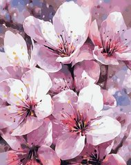 Купить Цветущая весна Алмазная мозаика на подрамнике 40х50 см  в Украине
