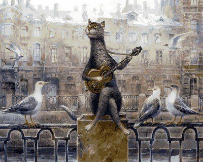 Купити Набір для малювання по цифрам Ліричний кіт  в Україні