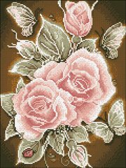 Купить Алмазная мозаика 30х40 Сказочные розы  в Украине